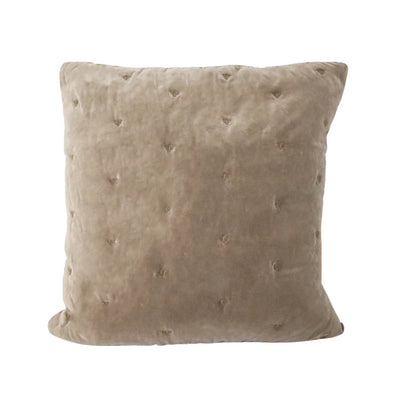 Mason Bee Velvet Cushion - 60 x 60cm - Stone