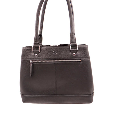 Second Nature Large Leather Tote - Black