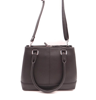 Second Nature Large Leather Tote - Black