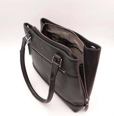 Second Nature Large Leather Tote - Black