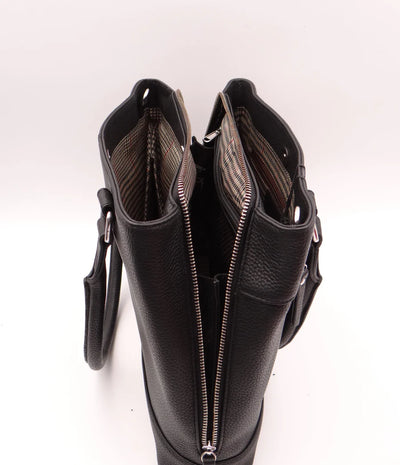 Second Nature Large Leather Tote - Black