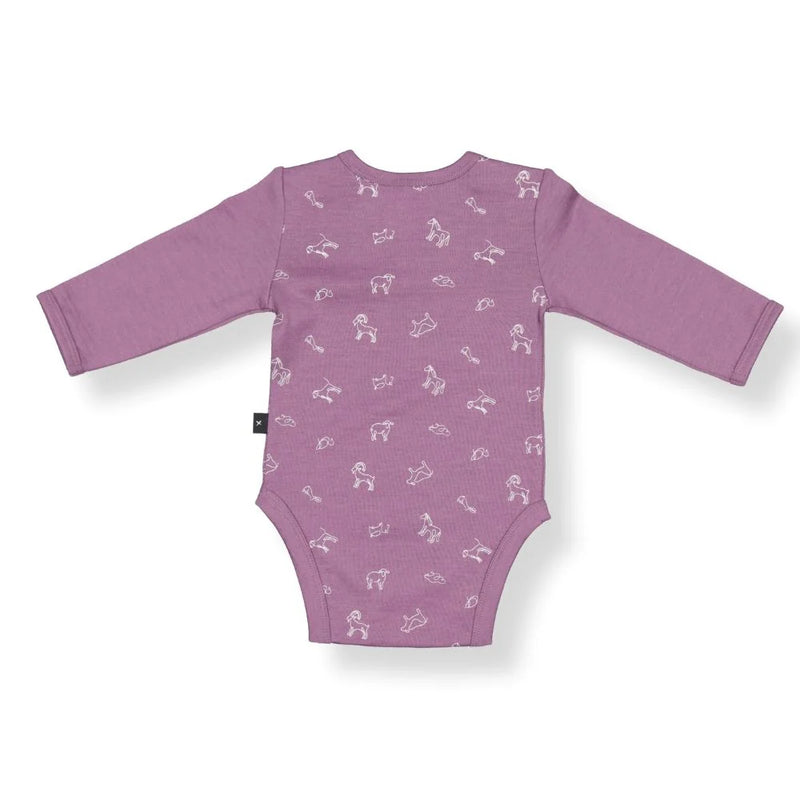 LFOH Riley Bodysuit - Mauve Animal