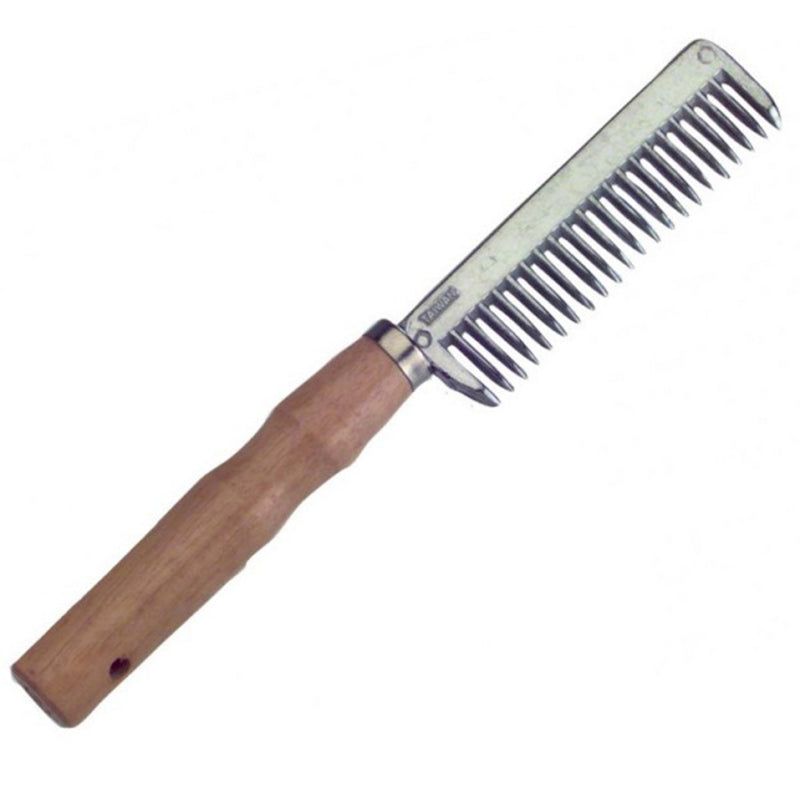 Roma Wood Handle Pulling Comb