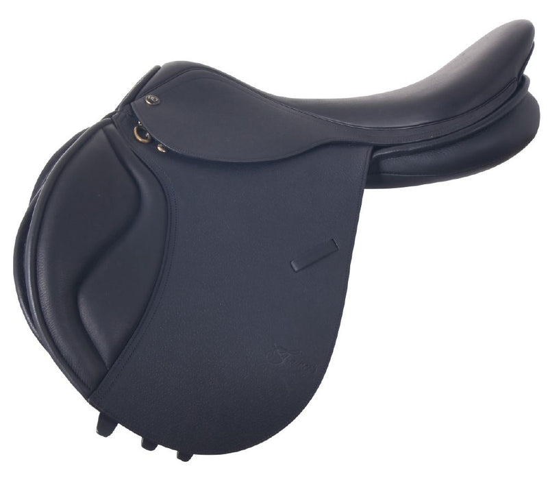 Trainers Regency Jump Saddle 17.5 inch - Black