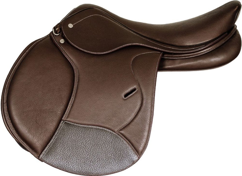 Cavallino Avenger Jump Saddle - Brown - 17.5 inch
