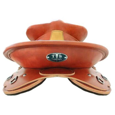 Sunset Drafter Saddle with Cinch Straps and Girth