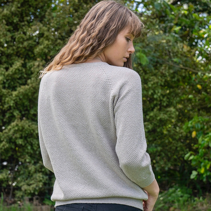 Lothlorian Cotton Plus Merino Penny Textured Jumper