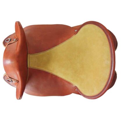 Sunset Drafter Saddle with Cinch Straps and Girth