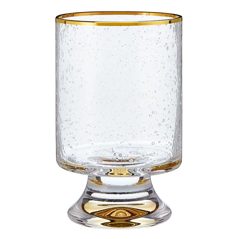 Santa Barbara Design Studio Gold Rimmed Old Fashioned Glass