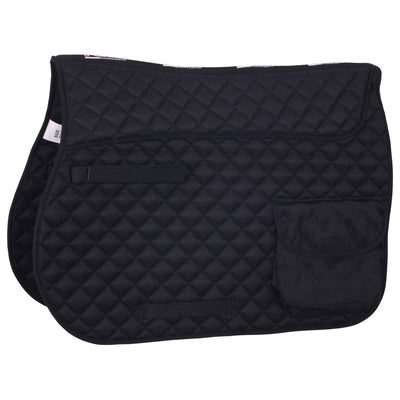Diamond Quilt Square Saddle Cloth with Pockets