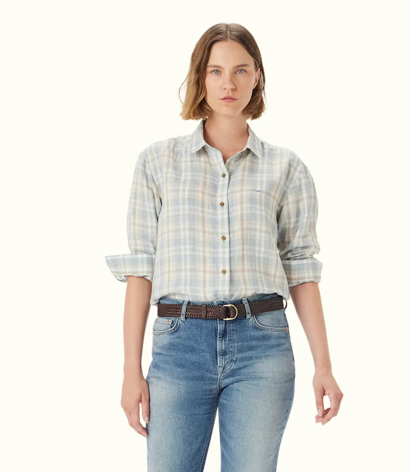 RMW Hopeland Check Linen Shirt