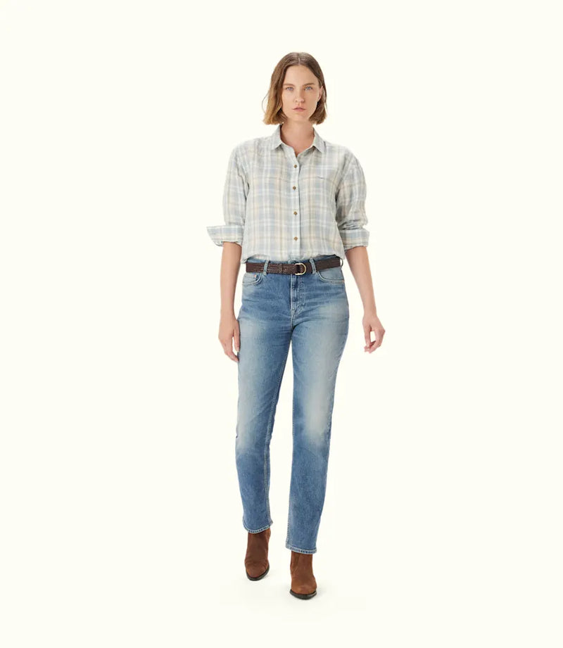 RMW Hopeland Check Linen Shirt