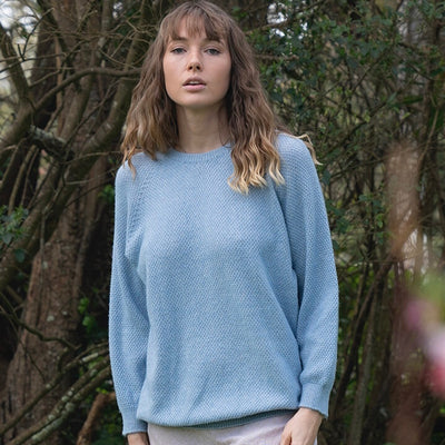 Lothlorian Cotton Plus Merino Penny Textured Jumper