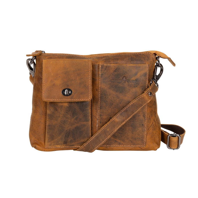 Greenwood Gisborne Leather Shoulder Bag - Sandal