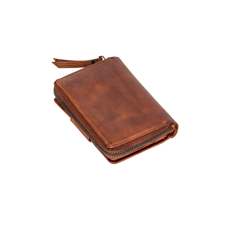 Greenwood Leather Womens Wallet - Cognac