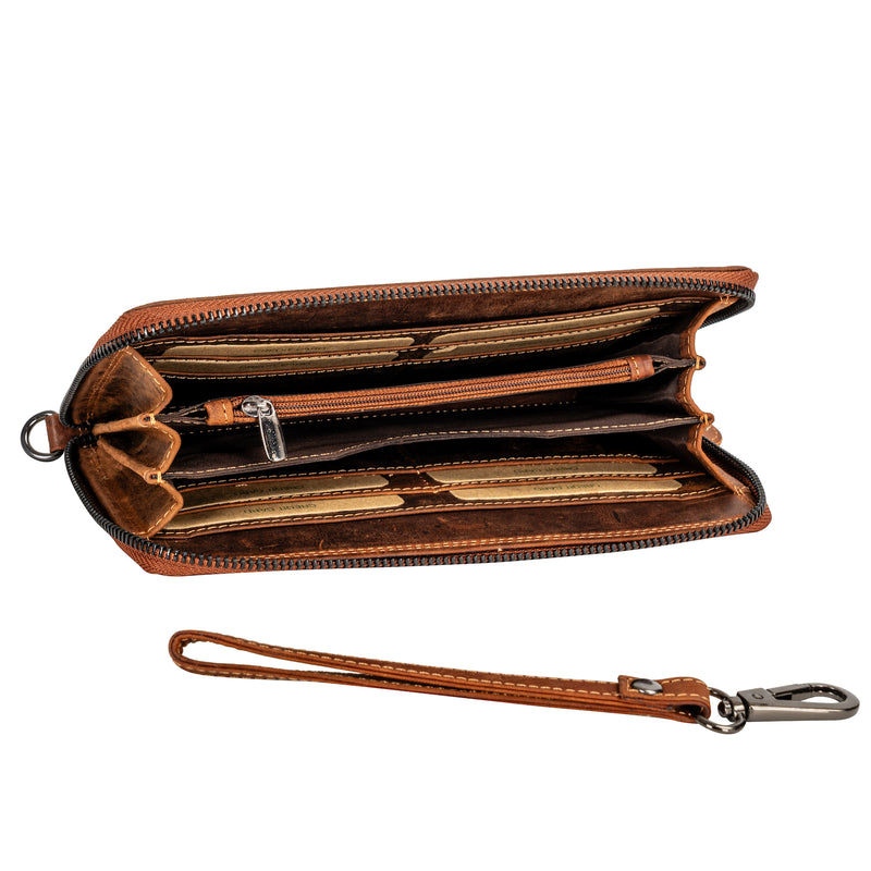 Greenwood Ladies Leather Wallet - Sandal