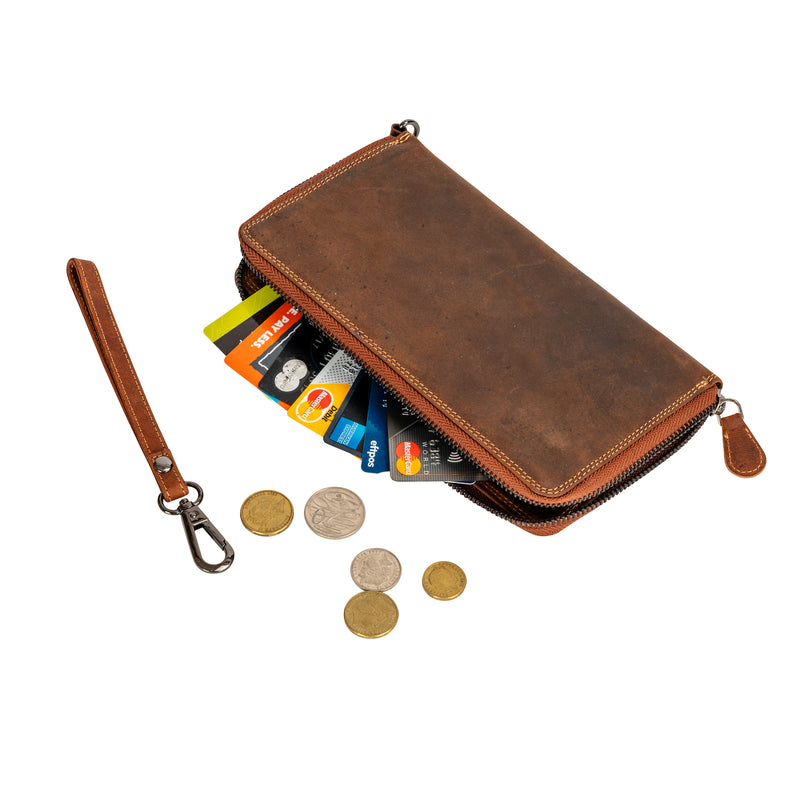 Greenwood Ladies Leather Wallet - Sandal