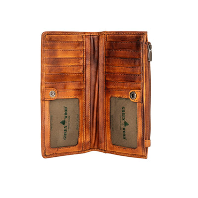 Greenwood Leather Womens Wallet - Sandal