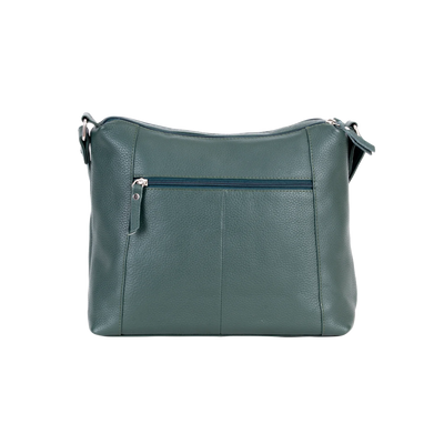 Greenwood Leather Crossbody Bag - Sage