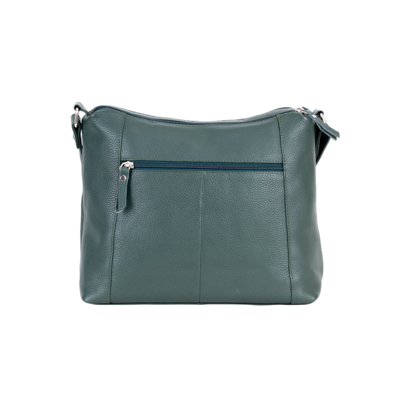 Greenwood Leather Crossbody Bag - Sage