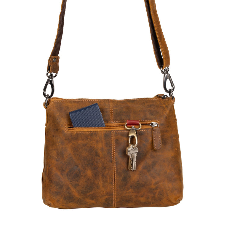 Greenwood Gisborne Leather Shoulder Bag - Sandal