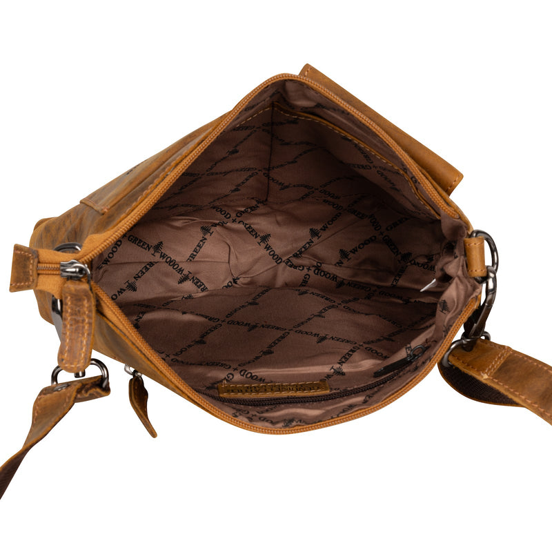 Greenwood Gisborne Leather Shoulder Bag - Sandal
