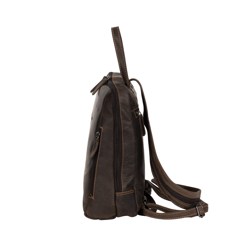 Greenwood Anna Leather Backpack - Sandal