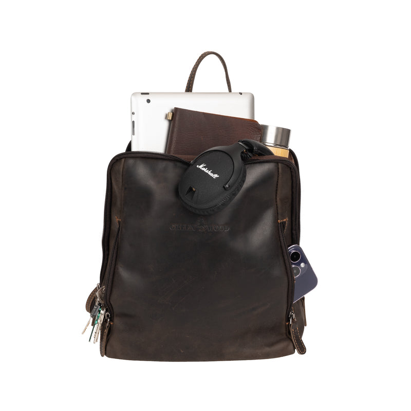 Greenwood Anna Leather Backpack - Sandal