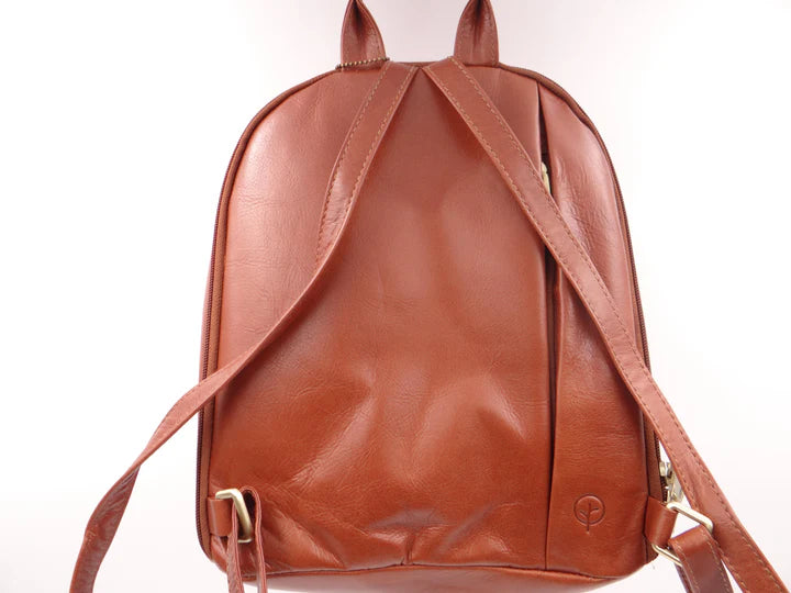brown leather backpack nz Second Nature Leather Backpack – Easts at Makaraka