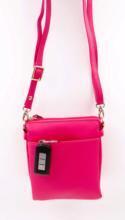 Second Nature Cross Body Front Pocket Leather Bag - Small