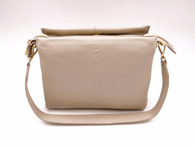 Second Nature Multi Pocket Leather Handbag