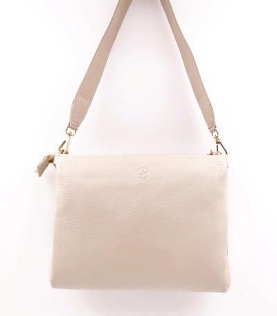 Second Nature Multi Pocket Leather Handbag