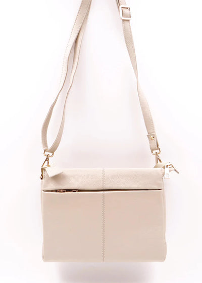 Second Nature Multi Pocket Leather Handbag