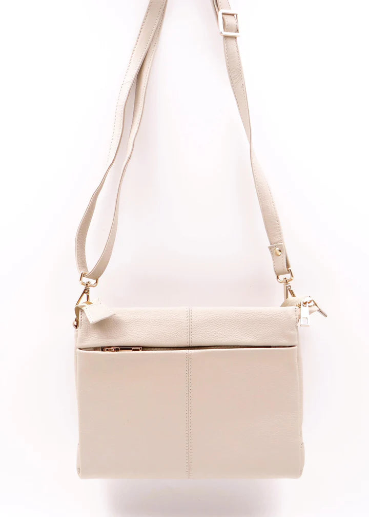 Second Nature Multi Pocket Leather Handbag