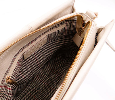 Second Nature Multi Pocket Leather Handbag