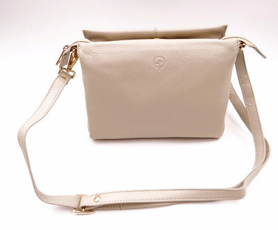 Second Nature Multi Pocket Leather Handbag