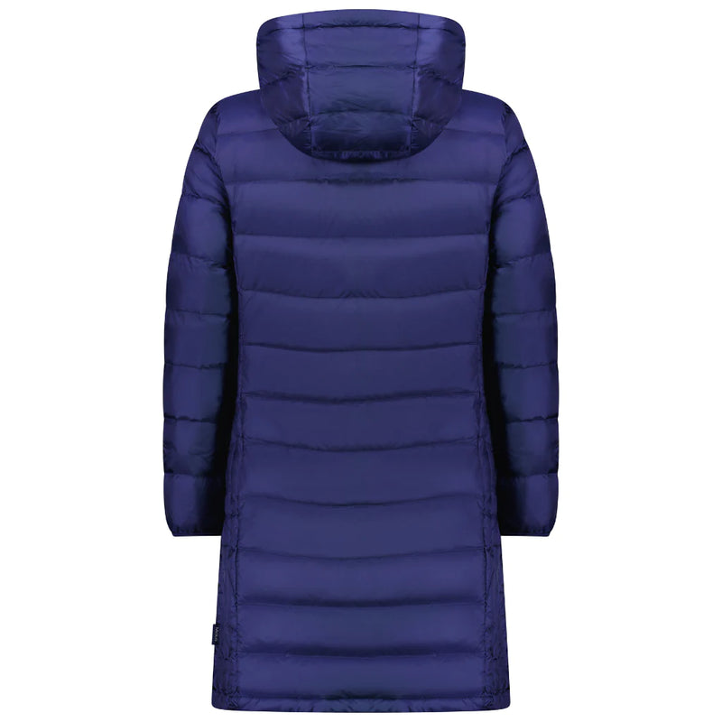 Moke Sarah Long Ladies Hooded 90/10 Down Jacket