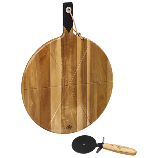 Pizza Cutter and Serving Board