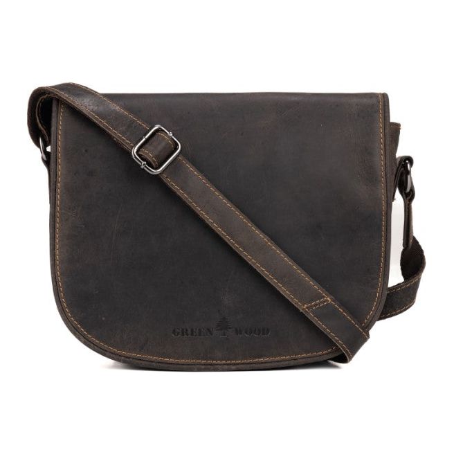 Greenwood Leather Jojo Shoulder Bag - Brown