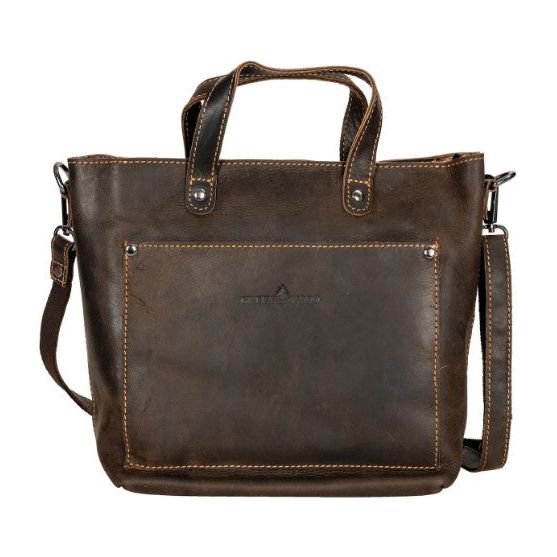 Greenwood Panama Crossbody Min Leather Tote - Brown