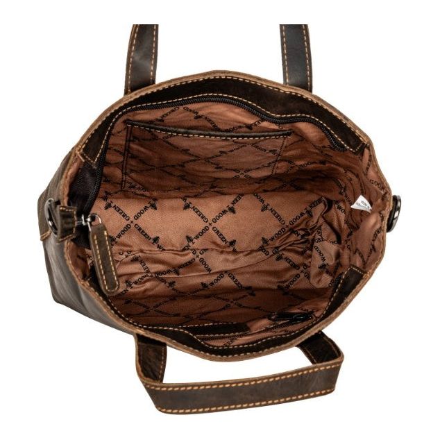 Greenwood Panama Crossbody Min Leather Tote - Brown