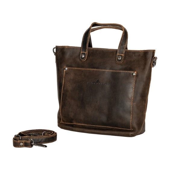 Greenwood Panama Crossbody Min Leather Tote - Brown