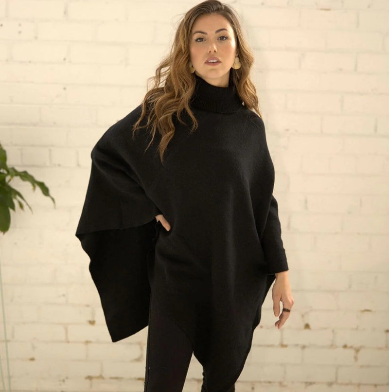Joy Lambswool Poncho