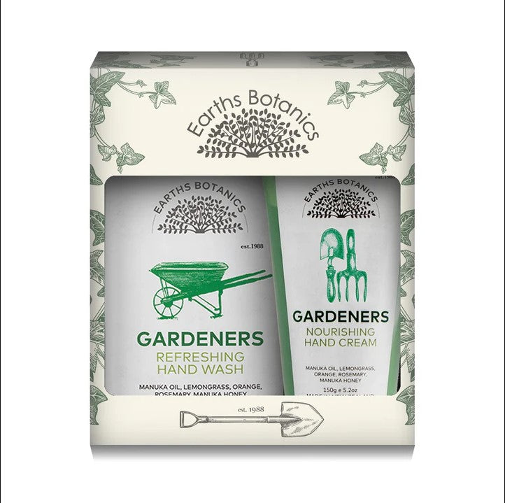Earth Botanics Gardeners Gift Box - Hand Wash And Hand Cream Tube