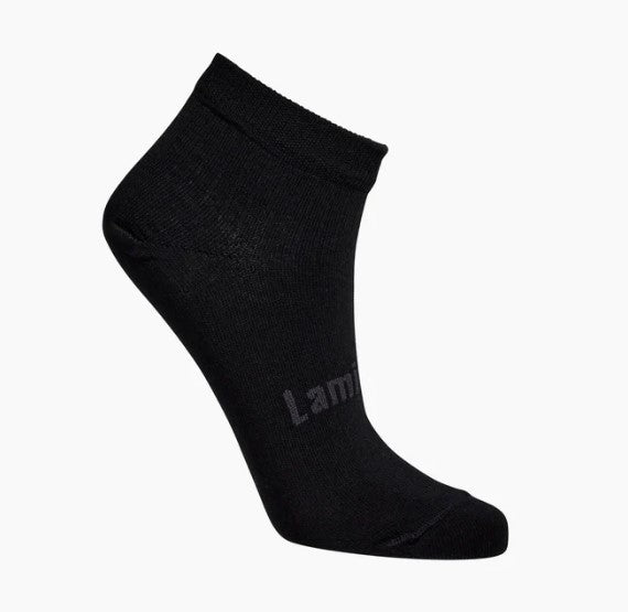 Lamington Merino Ankle Socks - Woman - Black