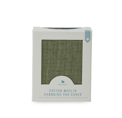 Muslin Changing Pad Cover / Bassinet Sheet - Fern