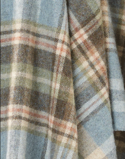 Pure New Zealand Wool Throw - Glen Coe Aqua