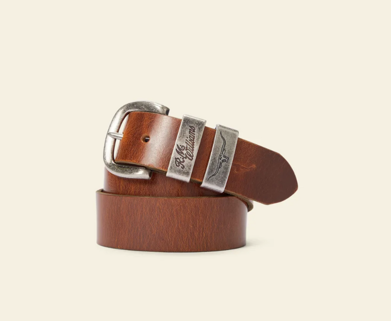 RMW Drover Belt - Mid Brown