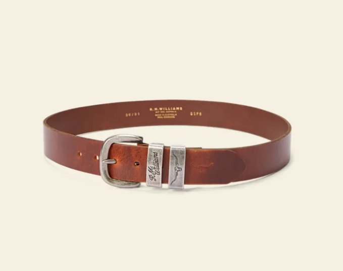 RMW Drover Belt - Mid Brown