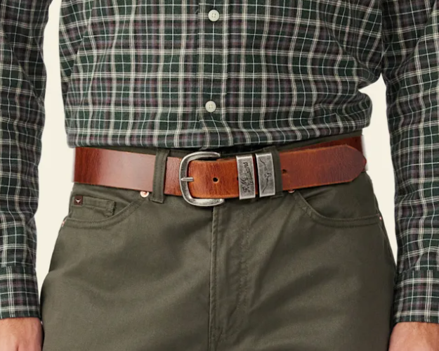 RMW Drover Belt - Mid Brown